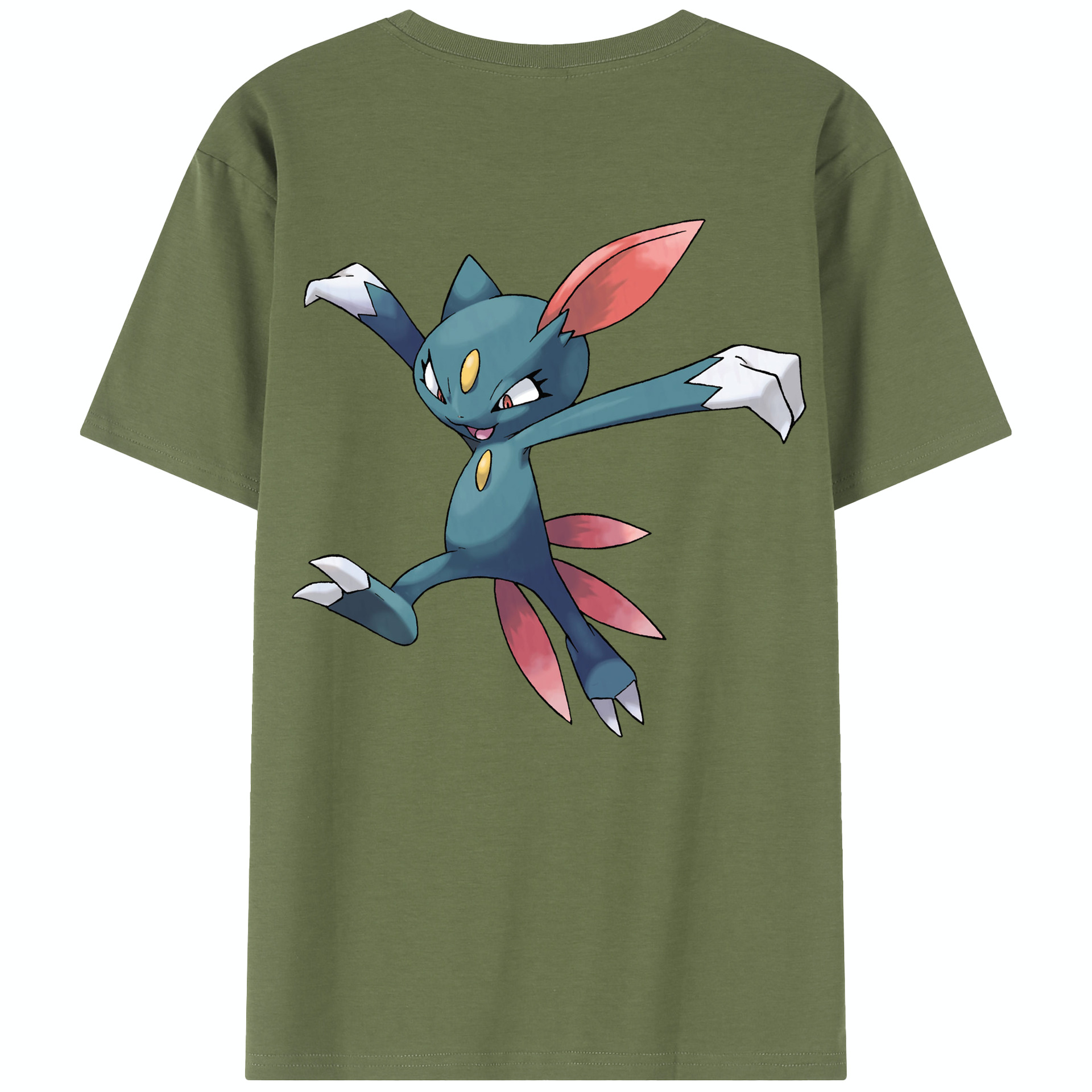 （画像用） ポケットモンスター Pokémon 綿100％半袖Tシャツ（背面プリント）